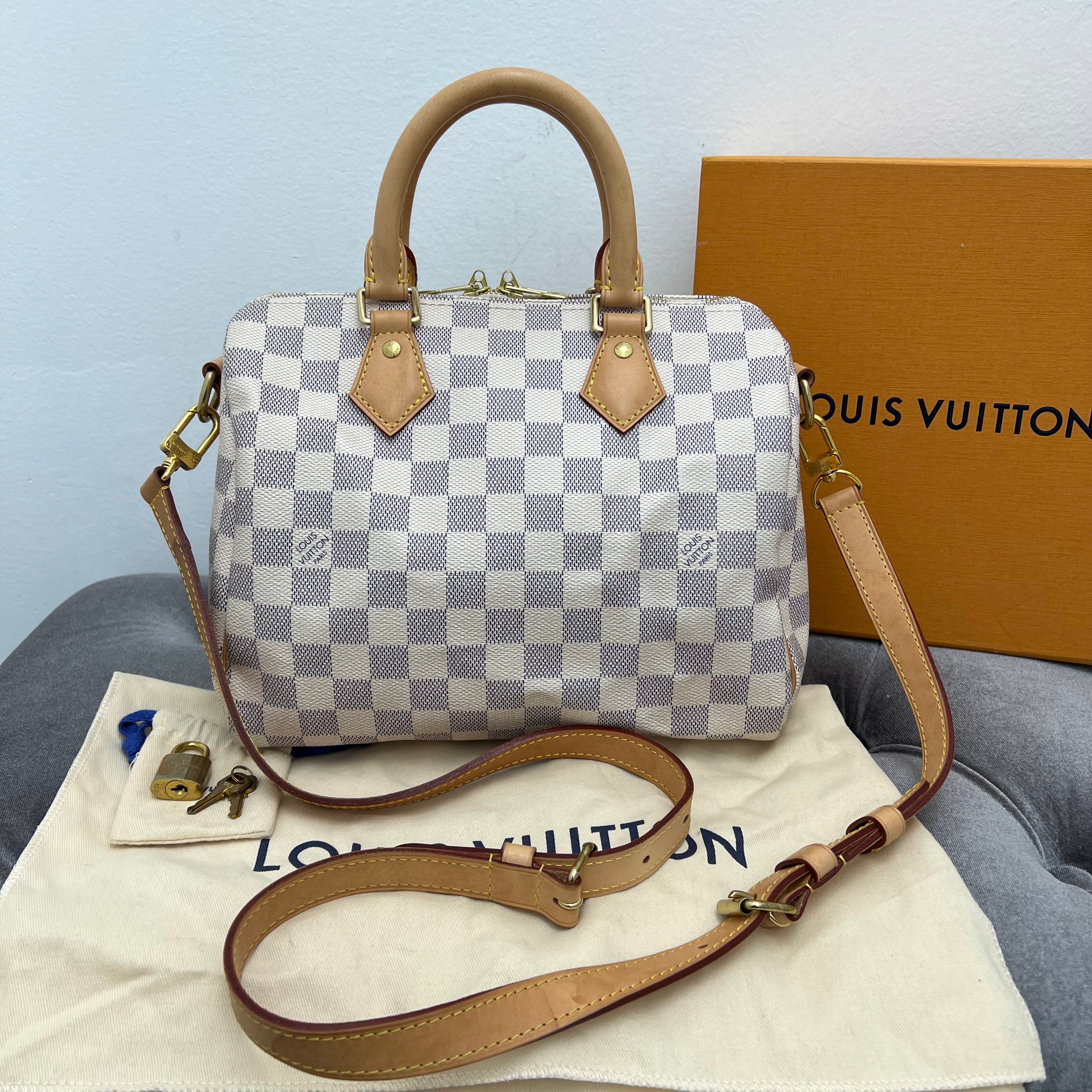 Authentic louis vuitton discount speedy 25 bandouliere