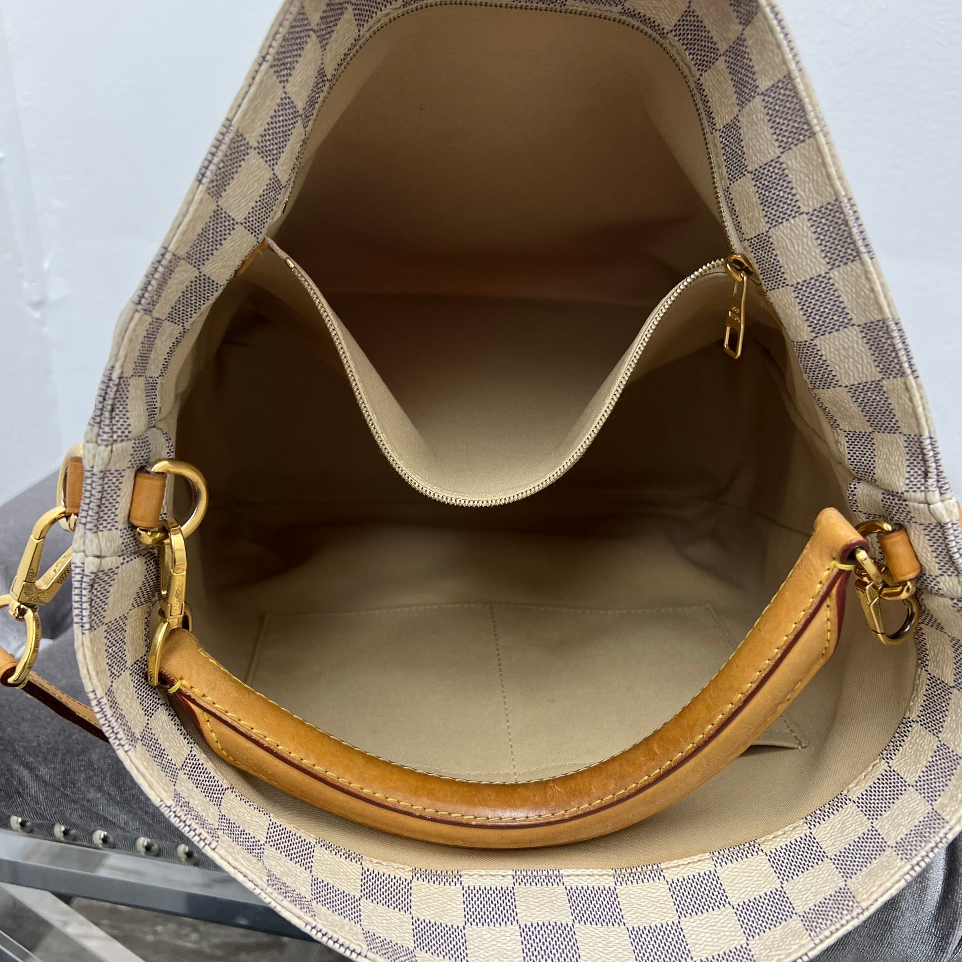 Louis Vuitton Soffi Leather Handbag