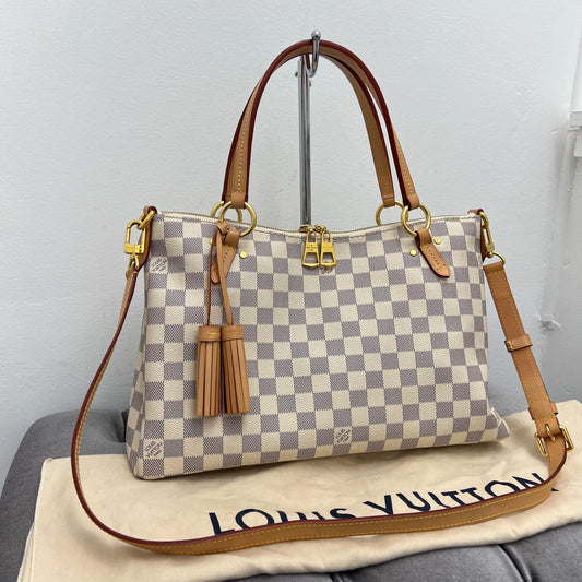 Louis Vuitton, Bags, Authentic Louis Vuitton Lymington Tote In Damier  Azur