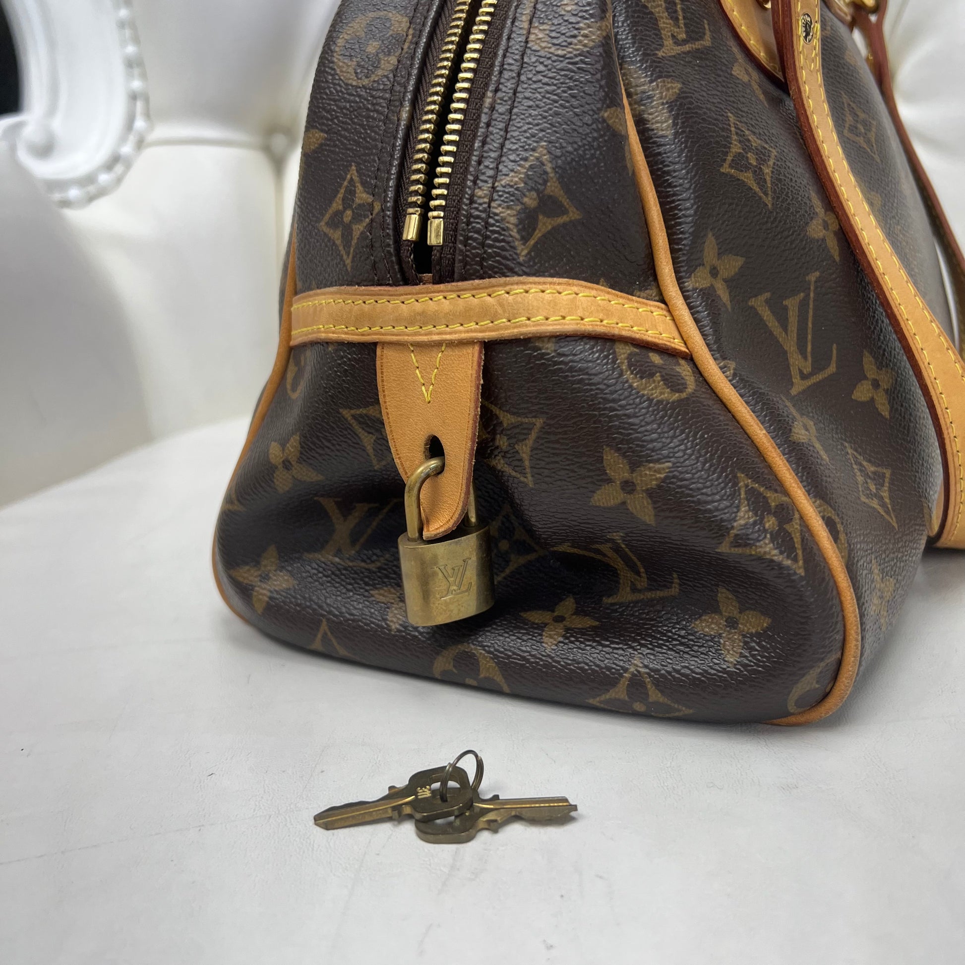 Louis Vuitton, Bags, Louis Vuitton Monogram Montorgueil Pm With Lock Key