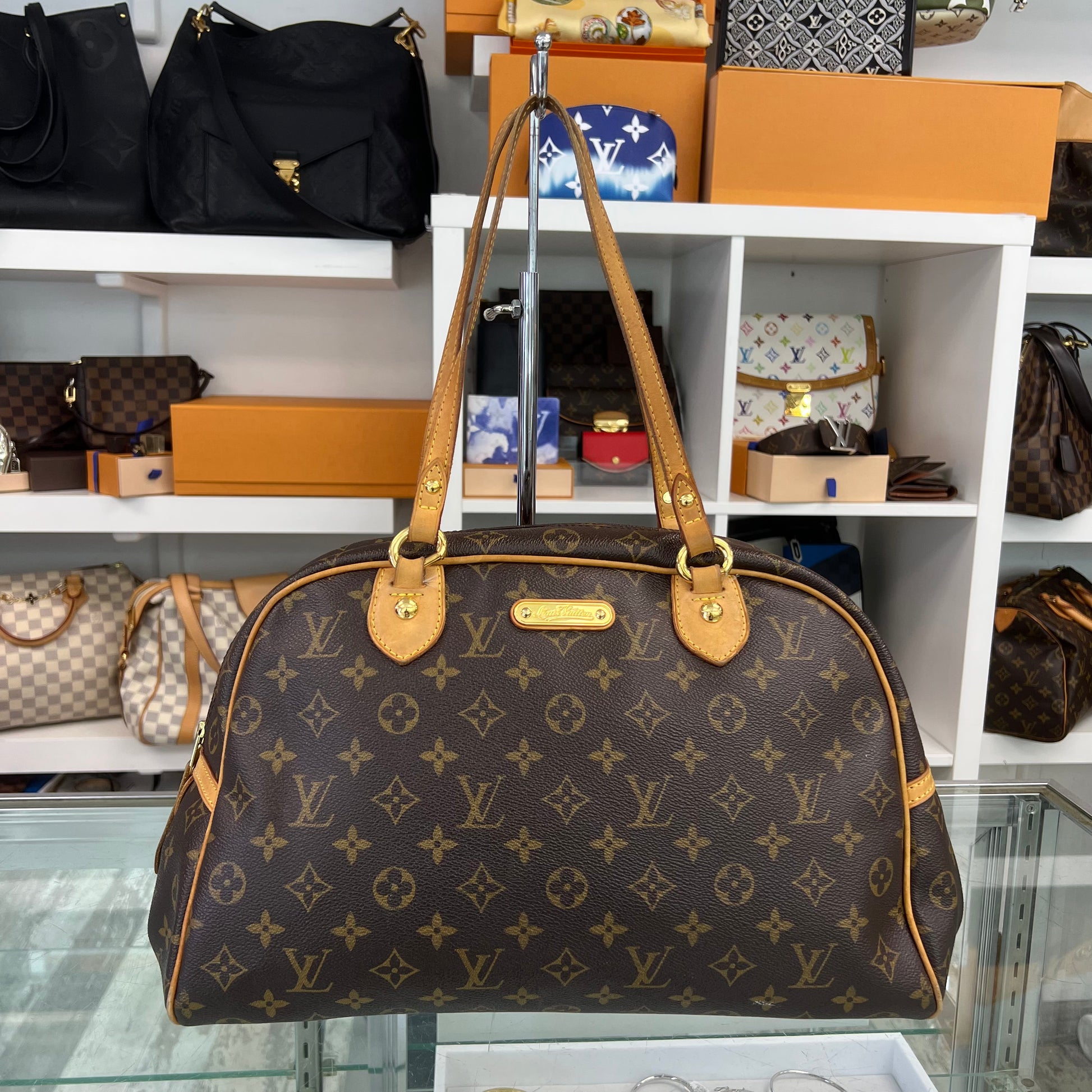 How to Spot Authentic Louis Vuitton Babylone GM Monogram Bag 