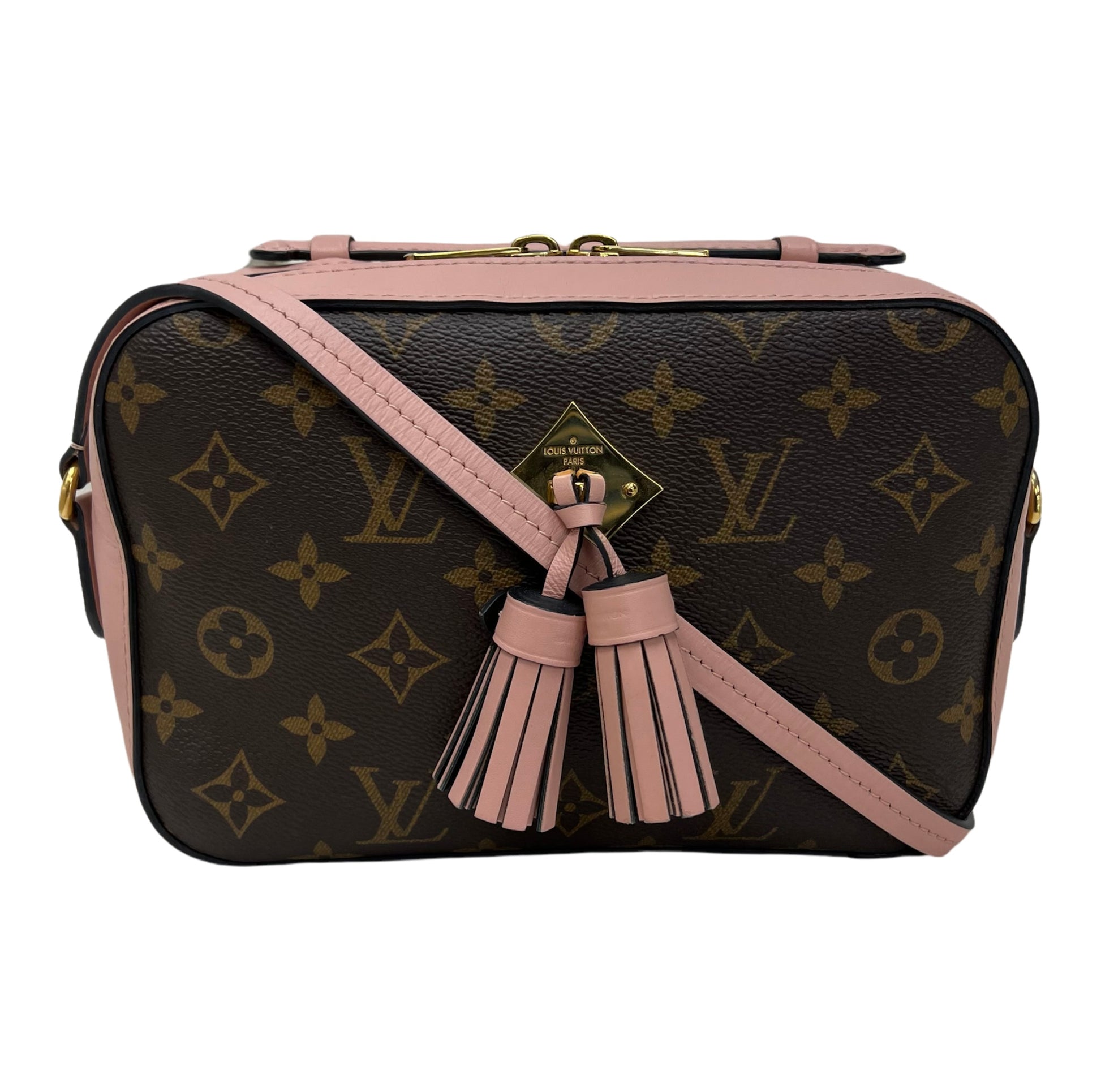Louis Vuitton Saintonge Monogram Rose Poudre, Luxury, Bags