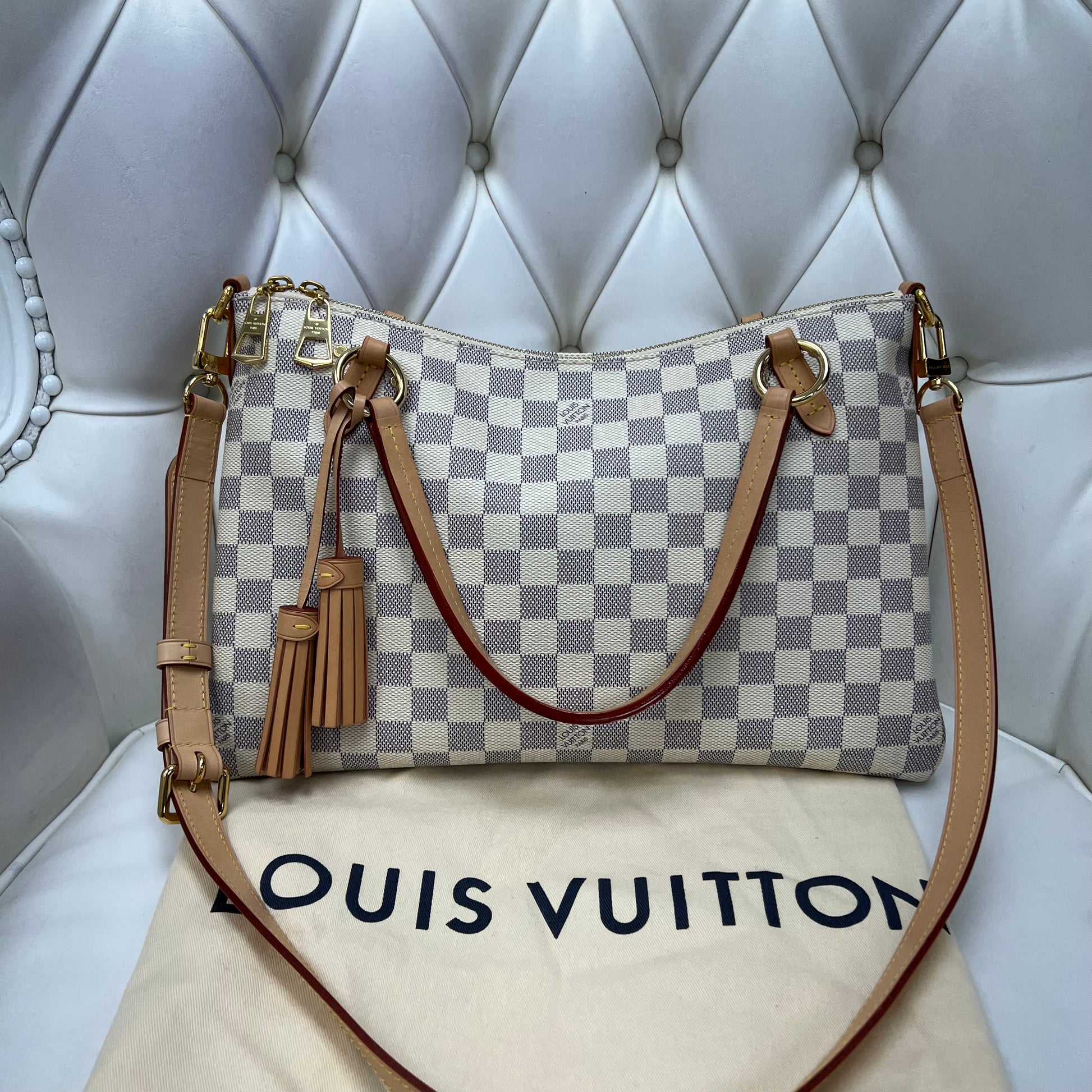 Louis Vuitton Louis Vuitton - LV Lymington Damier Azur Canvas Top Handle w