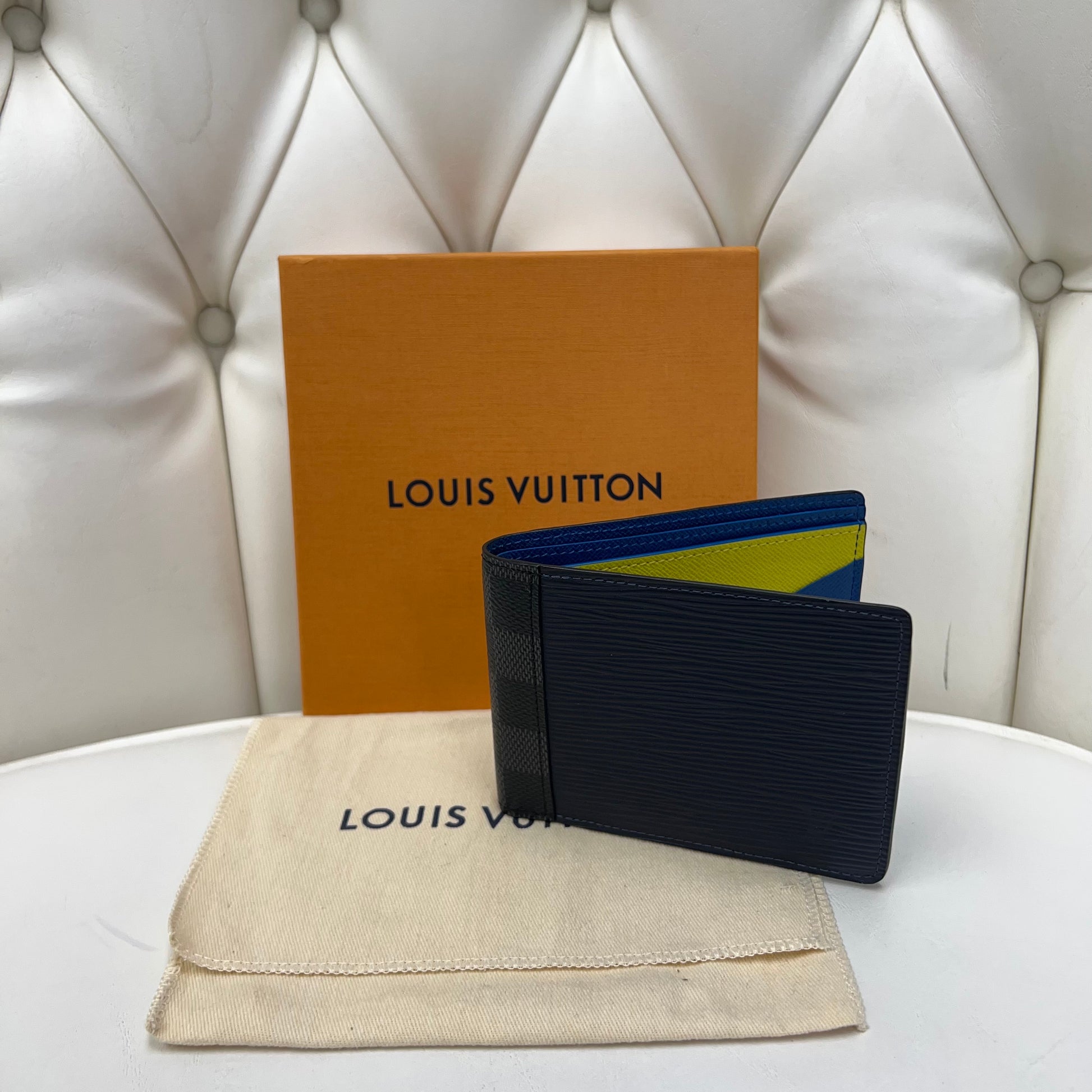 Louis Vuitton, Bags, Louis Vuitton Slender Wallet In Epi Leather