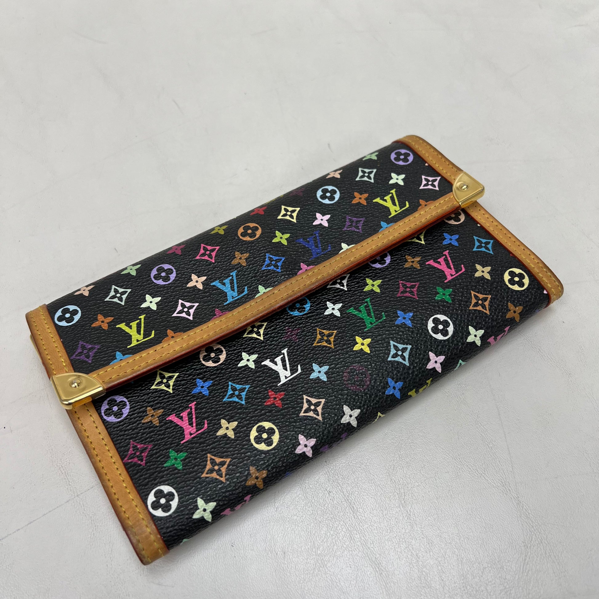 lv multicolor wallet