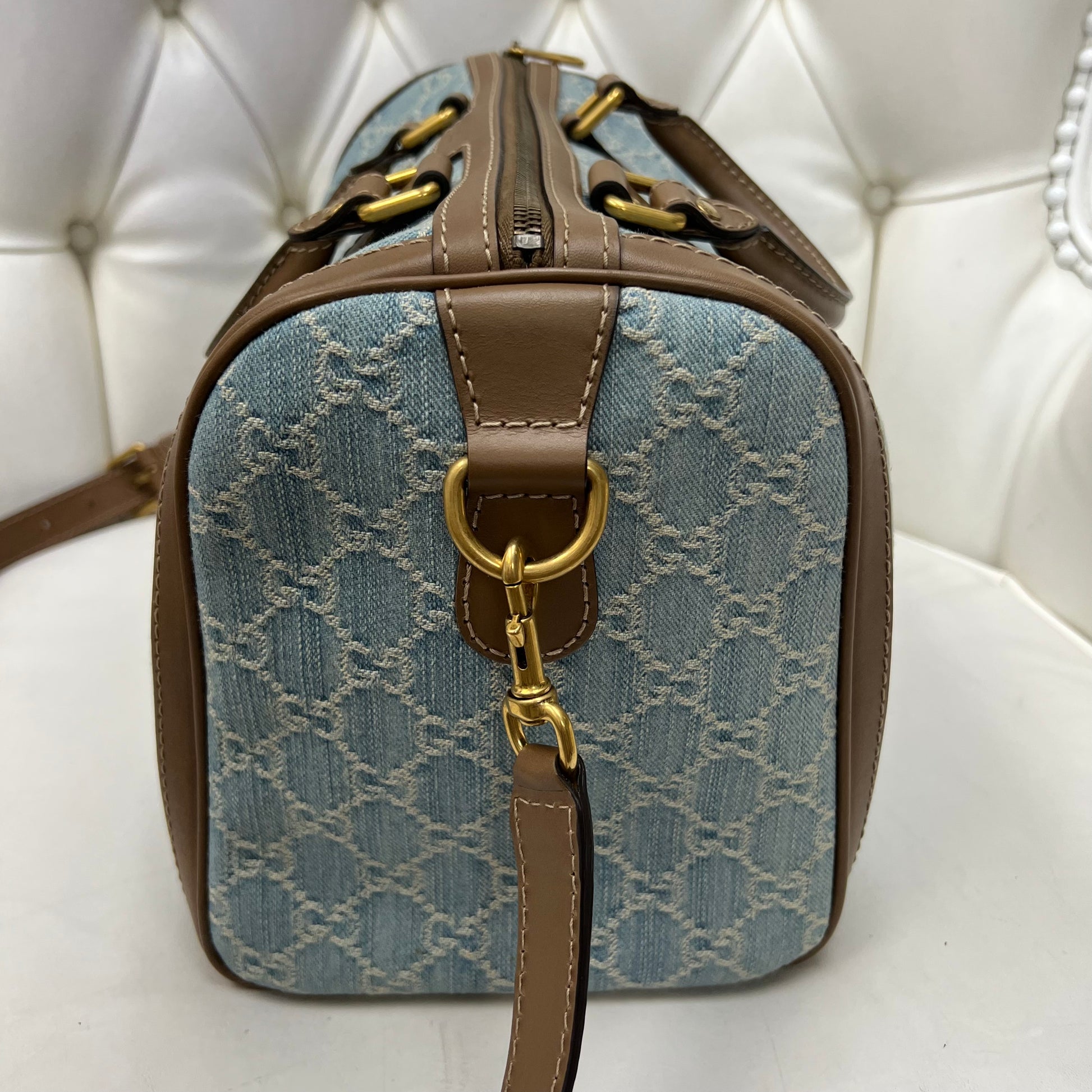 Gucci Boston Bag Denim – J'Adore Wakefield